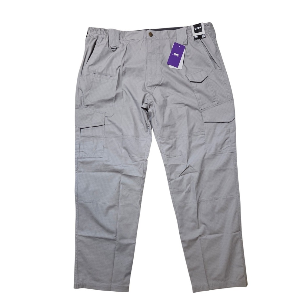 CQR Tactical Series Ripstop Cargo Pants Stone Gray Lightweight 42x32 NWT